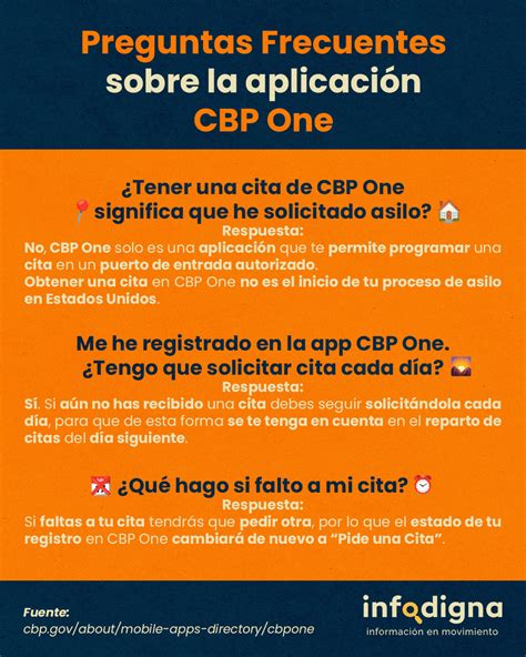 Preguntas Frecuentes Sobre La Aplicaci N Cbp One Infodigna