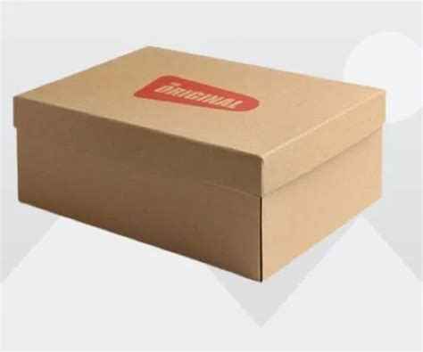 Rectangular Single Phase 2 Ply Shoe Packaging Corrugated Box At Rs 10