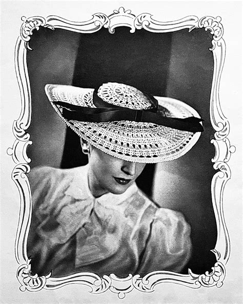 Vintage Crochet Sun Hat Pattern Womens Crochet Sun Hat Crochet Sun Hat Sun Hat Crochet Sun