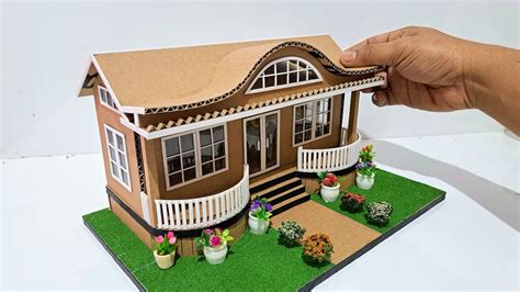 CARA MEMBUAT MINIATUR RUMAH DARI KARDUS 131 RUMAH IDAMAN YouTube