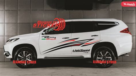 Cutting Sticker Mobil Pajero Dakar Soprt