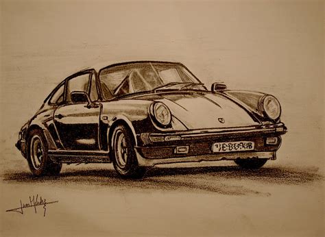 Porsche Drawing