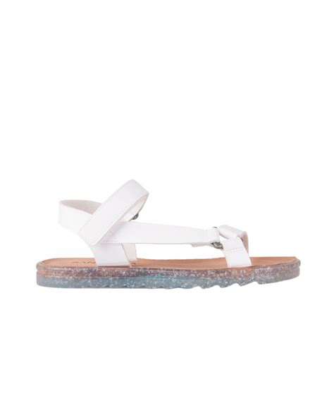 Sandalias Planas De Mujer Vegan Noe White Recykers