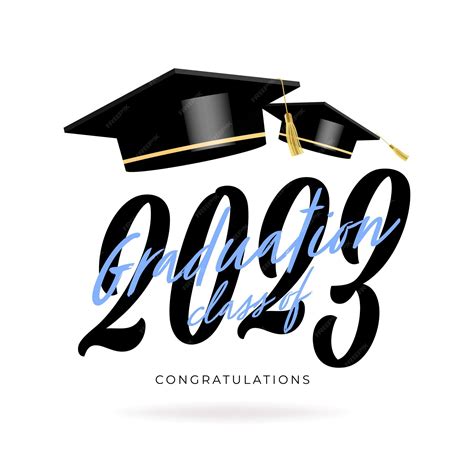 Premium Vector Graduation Ceremony Banner Class Of 2023