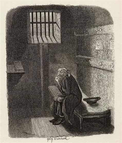 Fagin In The Condemned Cell From The Drawing By Vintage Design Pics