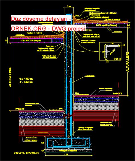 D Z D Eme Detaylar Dwg Projesi Autocad Projeler