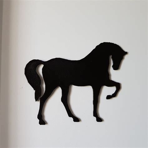 3d Printable Ombre De Cheval Entier By Fournier Catherine