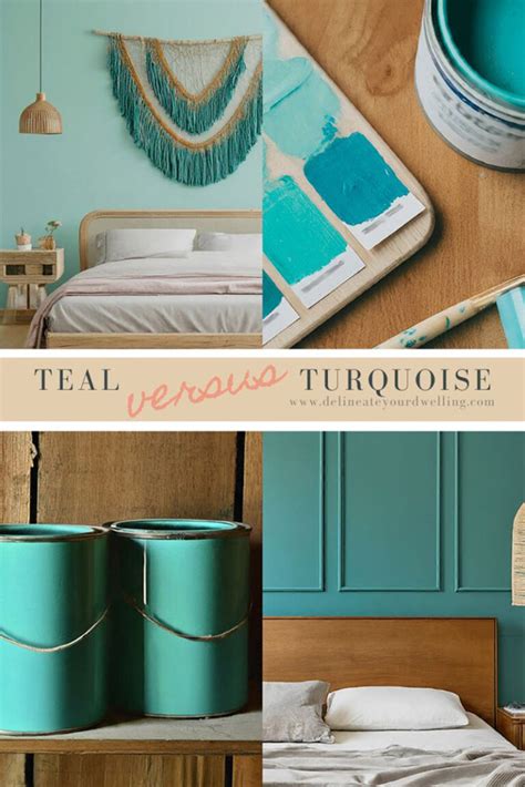 Teal Vs Turquoise Delineate Your Dwelling