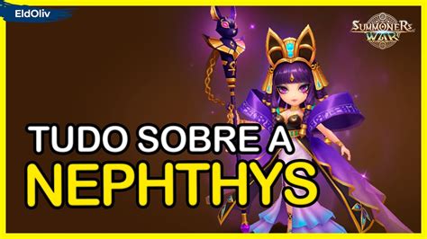 Tudo Sobre A Dark Desert Queen A Nephthys Summoners War YouTube