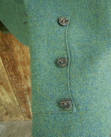 Mens Kilt Jacket Like New Lovat Green Wool Tweed Traditional