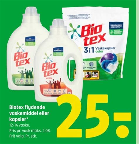 Biotex Vaskemiddel Flydende Tilbud Hos Coop