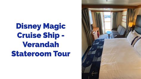 Disney Magic Cruise Ship Verandah Stateroom Tour Youtube