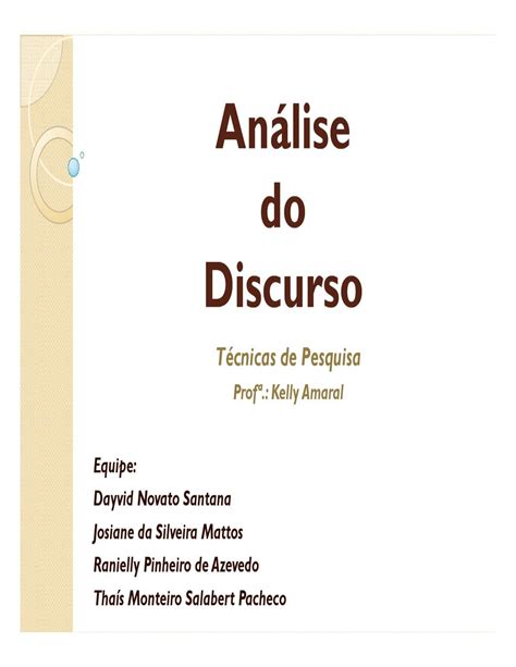 Análise Do Discurso By Projeto Gestor Issuu