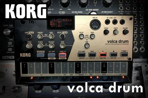 Обзор драм машины KORG Volca Drum – новости Korg в Москве и России