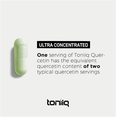 Toniiq Ultra High Purity Quercetin Capsules 95 Highly Purified And