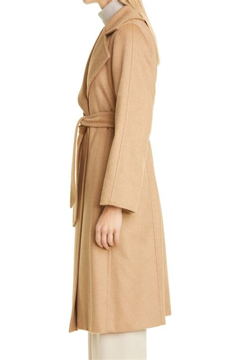 Max Mara Manuela Hair Wrap Coat Camel Editorialist