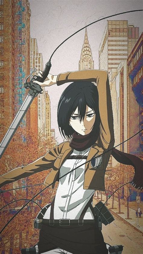 Mikasa Ackerman background wallpapers | Anime, Art, Wallpaper