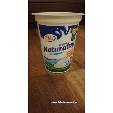 Ile Kcal Ma Jogurt Naturalny Kremowy Pilos Tabele Kalorii