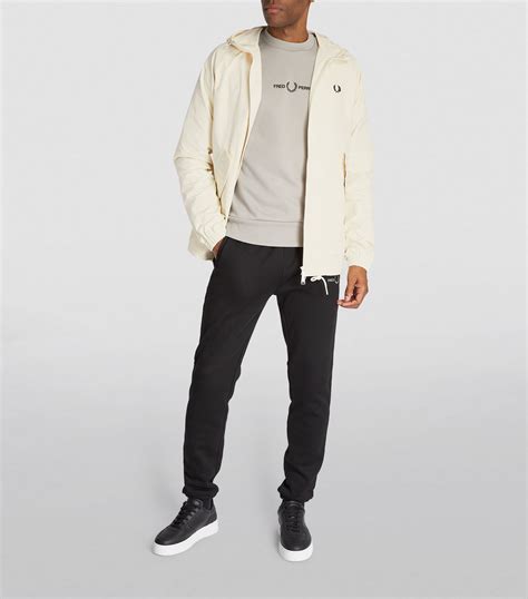 Mens Fred Perry White Sailing Jacket Harrods Uk