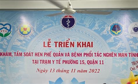 Triển khai thực hiện quản lý Hen Bệnh phổi tắc nghẽn mạn tính tuyến