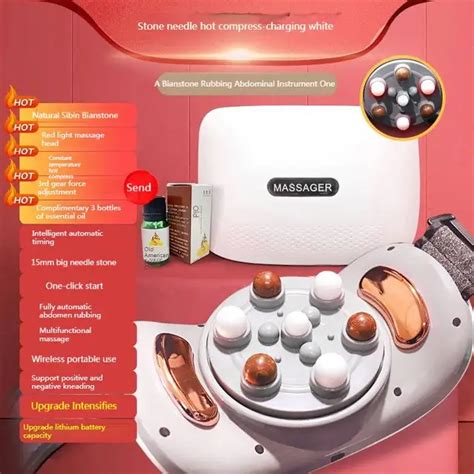 Bian Stone Rubbing Abdominal Instrument Belly Electric Moxibustion