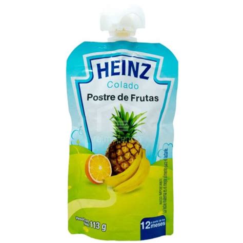 Compota Heinz Postre De Frutas A Partir De Los 12 Meses Flexible 113 G