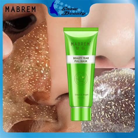 Mabrem Remove Blackhead Tear Pull Oil Control Shrink Pore Improve Rough