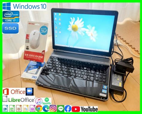 綺麗★人気nec Lavie Ll750f★i7★webカメラhd★良品 Windowsノート本体