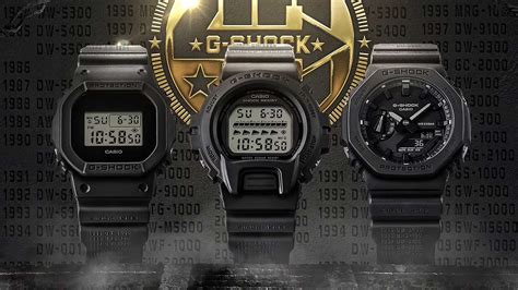 Casio G Shock Th Anniversary Remaster Black Timepieces Celebrating