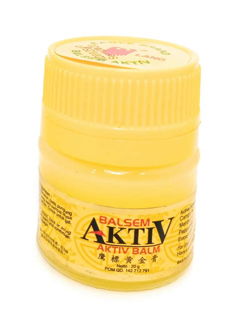 Eagle Brand Balm Aktiv Cap Lang 20 Gram