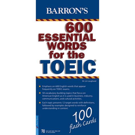 Flashcard Barron S Essential Words For The Toeic Shopee Vi T Nam