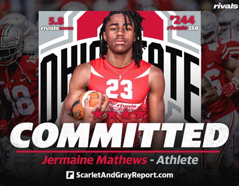 Four Star Db Ath Jermaine Mathews Jr Commits To Ohio State Rivals