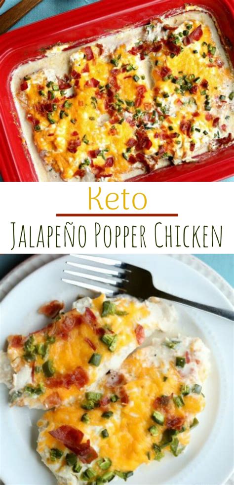 Keto Jalape O Popper Chicken