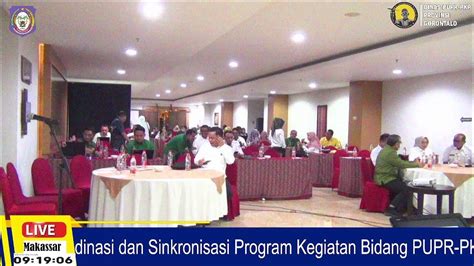 Pembukaan Rapat Koordinasi Dan Sinkronisasi Program Kegiatan Bidang