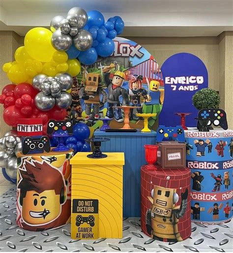 Pin De Atdm Decora Em Roblox Aniversario Infantil Festas Goiania