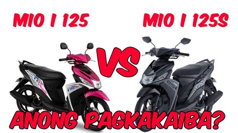 Mio I 125 Vs Mio I 125s Youtube