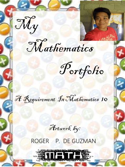 My Mathematics Portfolio: A Requirement in Mathematics | PDF