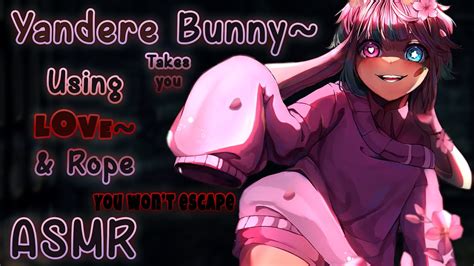 Yandere Bunny Protects You From The Rest Of The World♡~ 【binaural Roleplay Rope M4a Sadistic