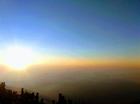 Sunrise at Nandhi Hills, Bangalore. : r/india