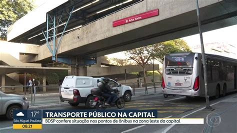 Vídeo A Situação Dos Pontos De ônibus Da Zona Leste Bom Dia Sp G1