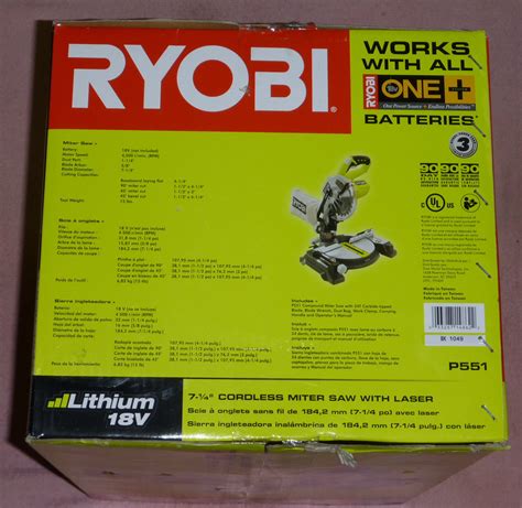 Ryobi Cordless Miter Saw Video Clips Home Depot Ryobi 10 Compound