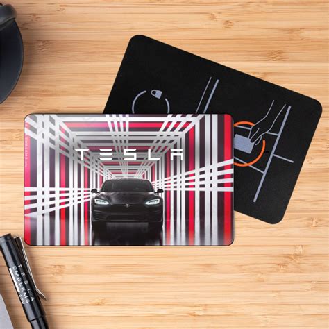 Plaid Model S Tesla Keycard Decal Tesla Emblems