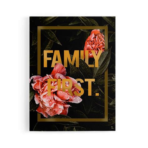 Family Comes First - Artfrill.com