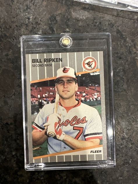 Fleer Bill Ripken Card Baltimore Orioles Ff Error Card Ebay