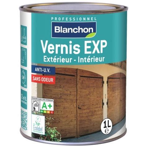 Vernis exp résines aqua polyuréthane teinte incolore mat bidon de 5l