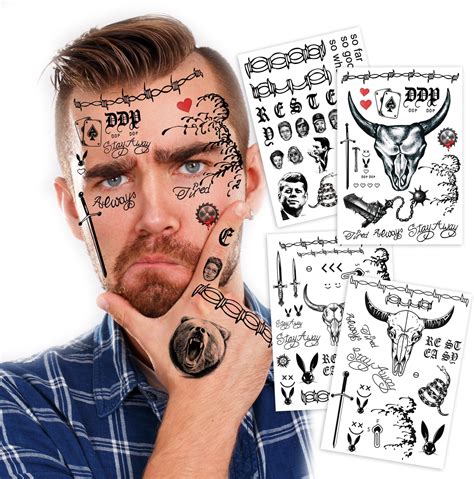 21 Savage Temporary Tattoo Set Beauty And Personal Care