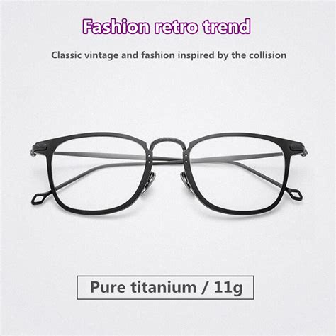 Eyeglasses Women Titanium Retro Brand Glasses Frame Men Light And Thin Cinily