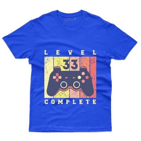 Unisex Level 33 Complete T Shirt 33rd Birthday Collection Gubbacci