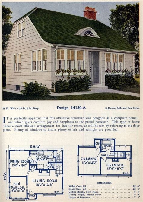 62 beautiful vintage home designs & floor plans from the 1920s - Click Americana