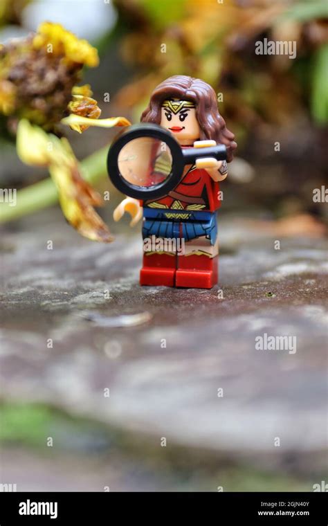 GREENVILLE UNITED STATES Aug 16 2021 A Closeup Lego Minifigure Of